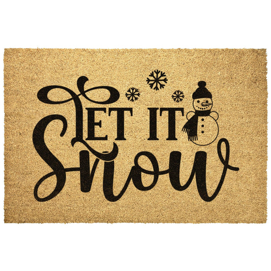 Let it Snow Outdoor Mat - Mallard Moon Gift Shop