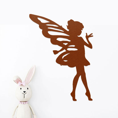 Fairy Pixie Metal Wall Sign - Mallard Moon Gift Shop