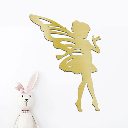 Fairy Pixie Metal Wall Sign - Mallard Moon Gift Shop