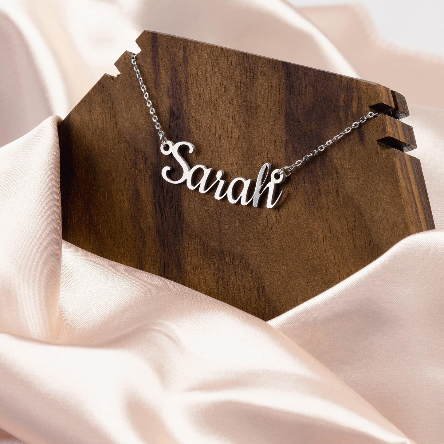 Personalized Script Name Necklace - Mallard Moon Gift Shop
