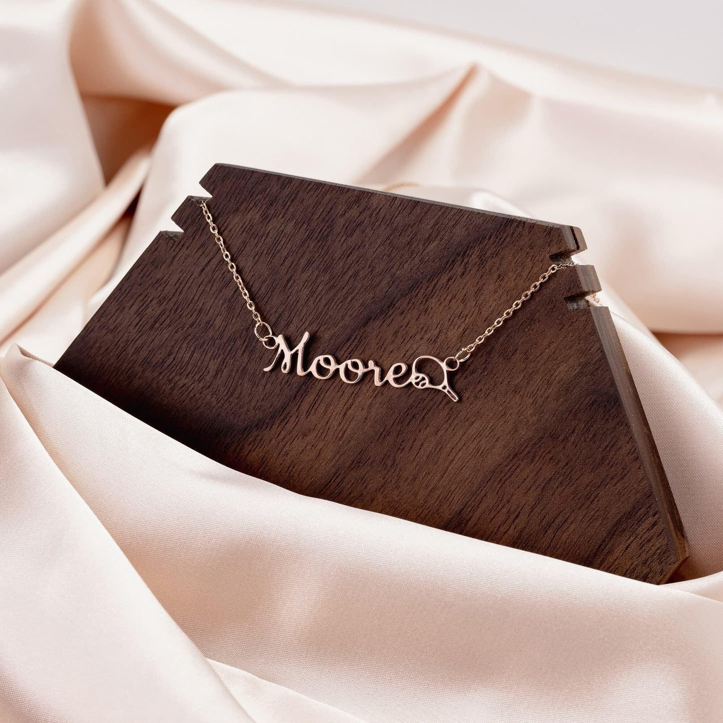 Tennis Personalized Name Necklace - Mallard Moon Gift Shop