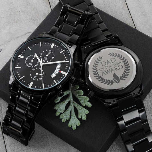 Dad of the Year Award Wrist Watch - Mallard Moon Gift Shop
