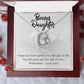 Bonus Daughter Gift of Life Forever Love Heart Pendant Necklace Message Card Gift Box - Mallard Moon Gift Shop