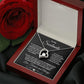 Gift for Soulmate Dazzling Forever Love Heart Necklace with Message Card and Gift Box - Mallard Moon Gift Shop