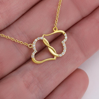 Soulmate Yellow Gold and Diamond Heart Necklace - Mallard Moon Gift Shop