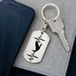 Duck Personalized Engraved Dog Tag Keychain - Mallard Moon Gift Shop