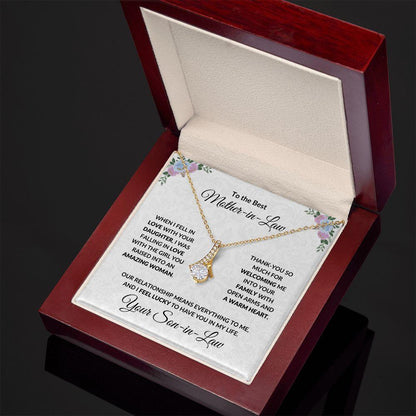 Mother-in-Law Gift from Son-in-Law Necklace - Mallard Moon Gift Shop