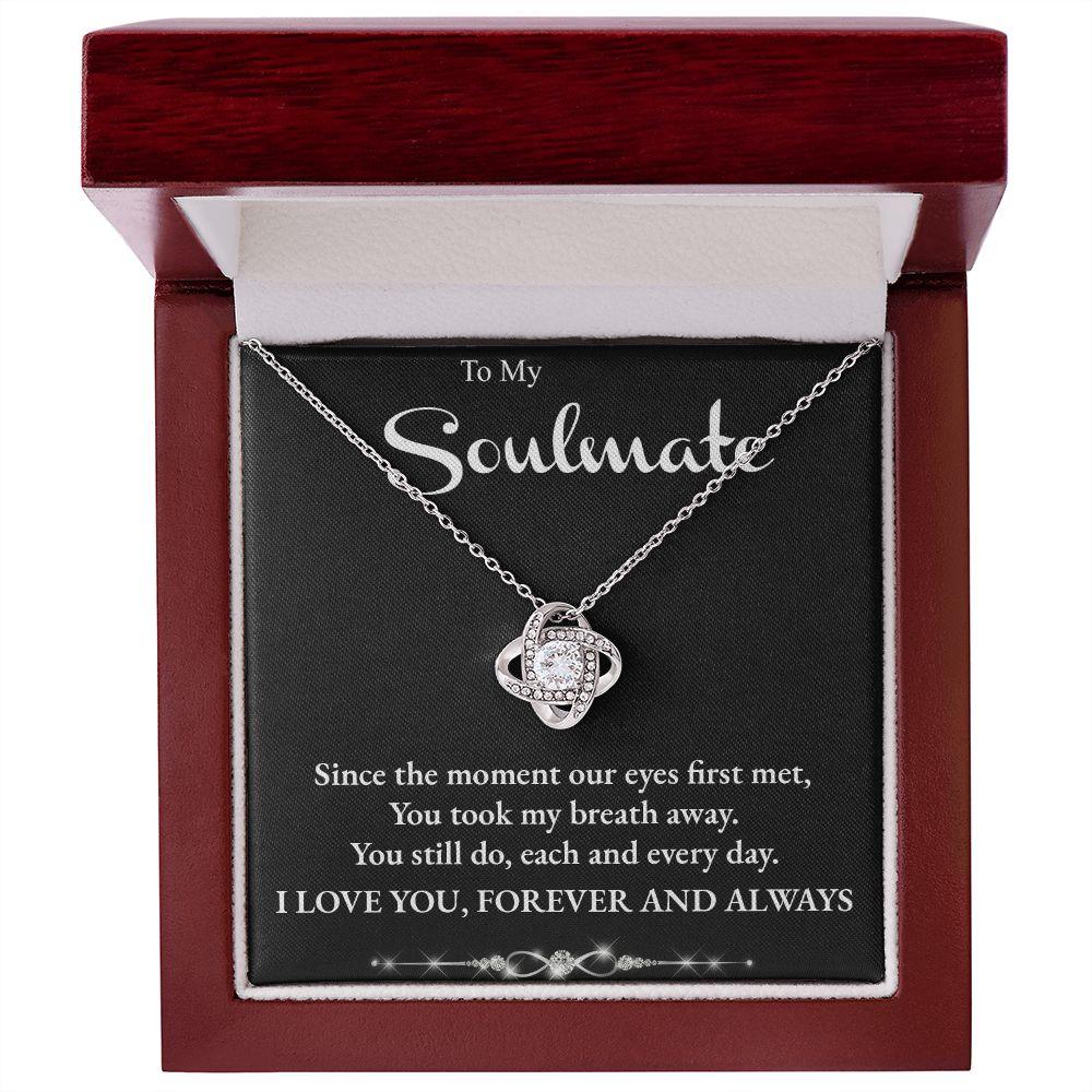 Soulmate Love Forever and Always Pendant Necklace - Mallard Moon Gift Shop