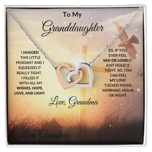 Granddaughter Gift Love Grandma Necklace - Mallard Moon Gift Shop