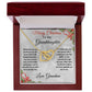 Christmas Gift for Granddaughter Interlocking Hearts Pendant Necklace - Mallard Moon Gift Shop