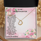Granddaughter Heart Pendant Necklace Love Grandma Message Card Gift Box - Mallard Moon Gift Shop