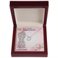 Granddaughter Heart Pendant Necklace Love Grandma Message Card Gift Box - Mallard Moon Gift Shop