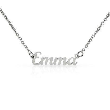 Personalized Name Necklace Made and Ships from USA - Mallard Moon Gift Shop