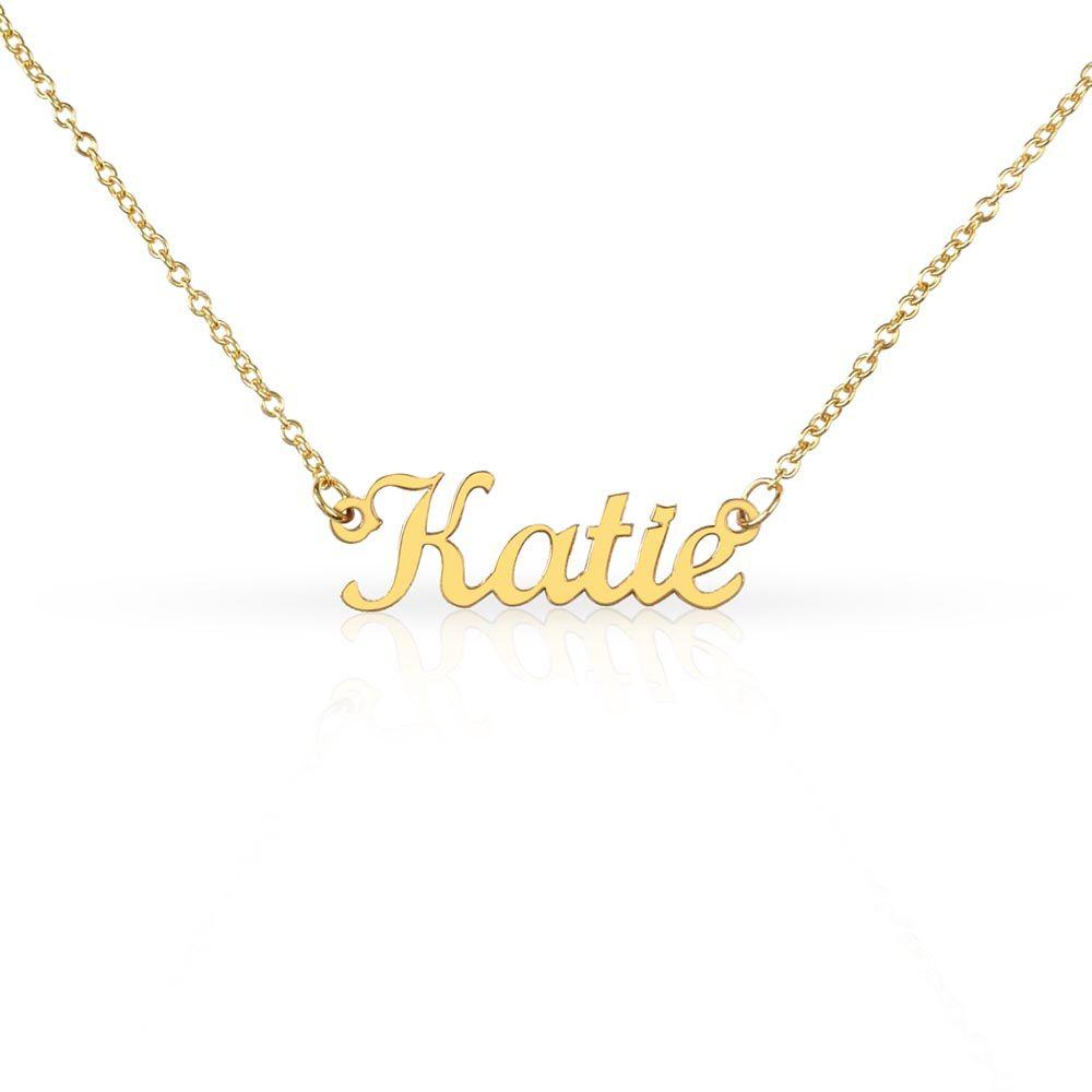 Personalized Name Necklace Made and Ships from USA - Mallard Moon Gift Shop