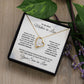 To Best Mother-in-Law from Son-in-Law Heart Necklace - Mallard Moon Gift Shop