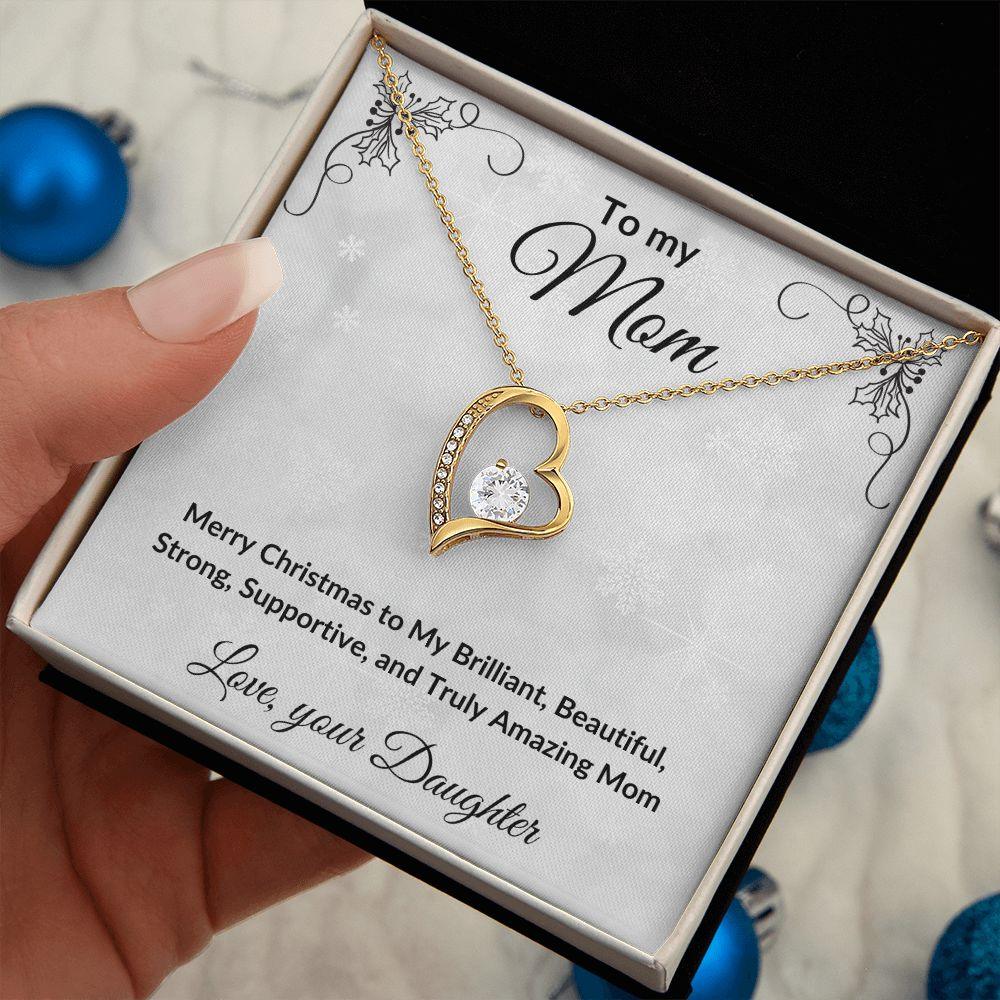 Christmas Gift for Mother from Daughter Forever Love Necklace - Mallard Moon Gift Shop