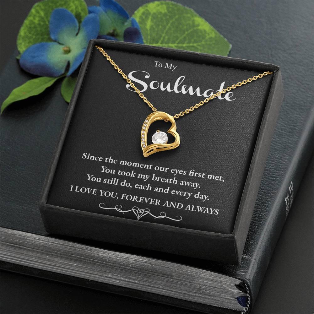 Soulmate Forever Love Heart Necklace - Mallard Moon Gift Shop
