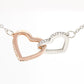 Grandmother Gift Interlocking Heart Pendant Necklace - Mallard Moon Gift Shop