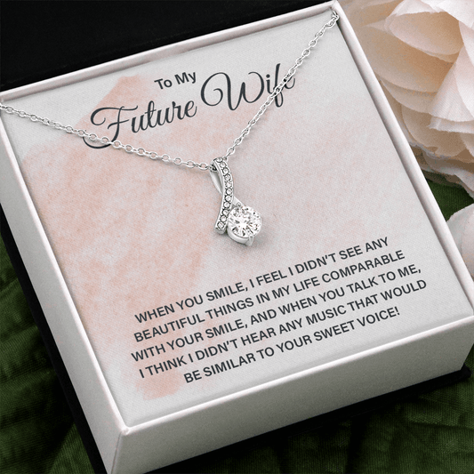 Gift for Future Wife Pendant Necklace - Mallard Moon Gift Shop