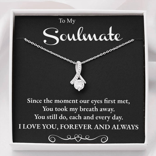 To My Soulmate, Love Forever Pendant Necklace - Mallard Moon Gift Shop