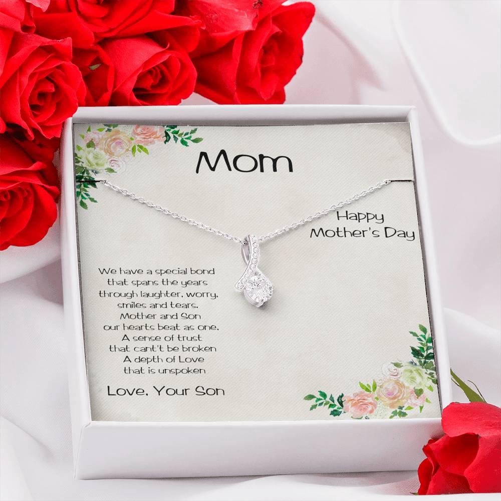 Mother's Day Alluring Heart Necklace from Son - Mallard Moon Gift Shop