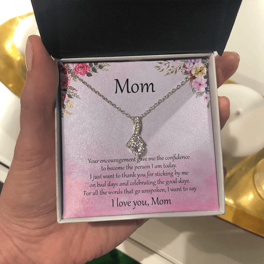 Gift for Mom Pendant Necklace - Mallard Moon Gift Shop