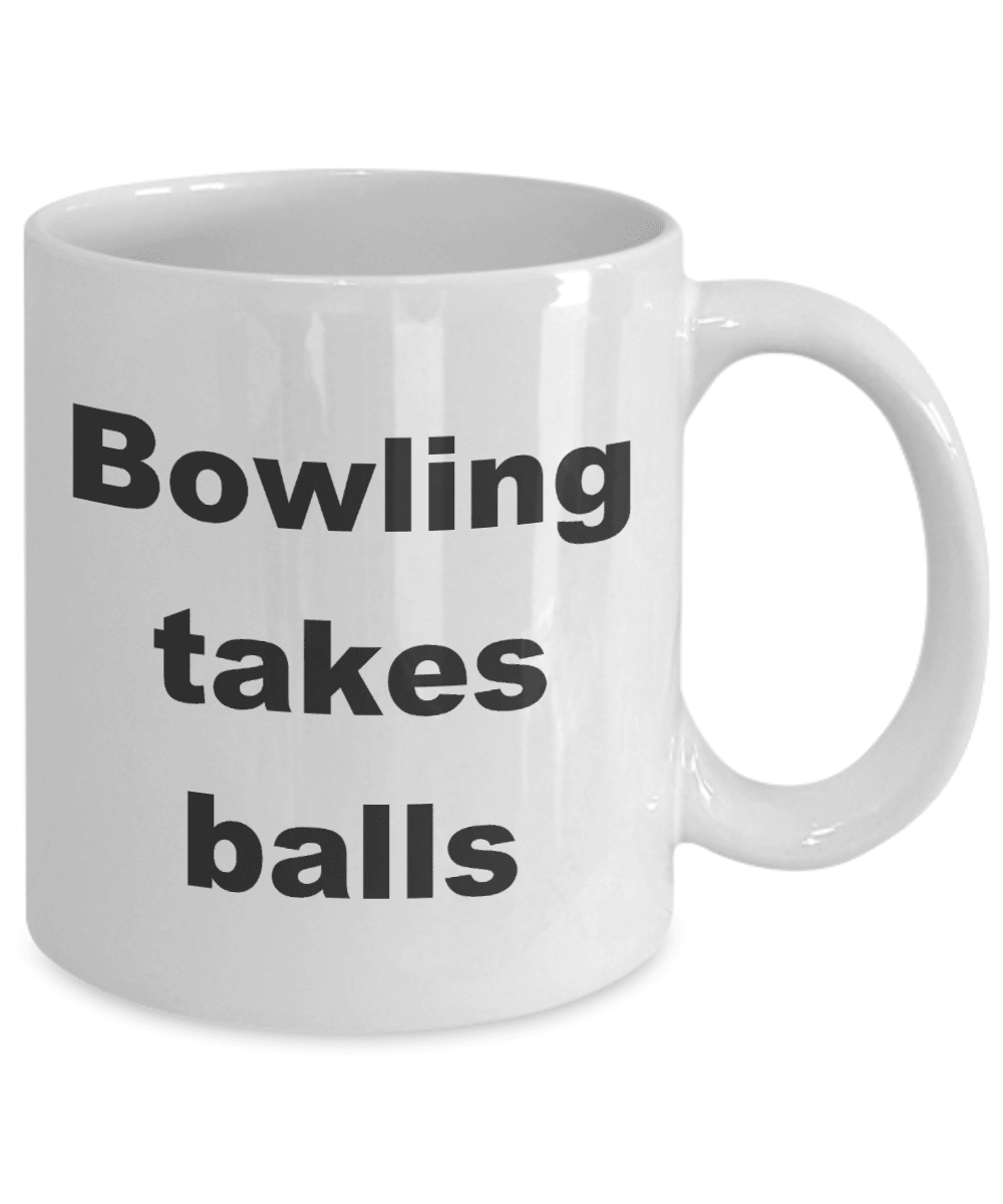 Bowling Funny Coffee Mug - Mallard Moon Gift Shop