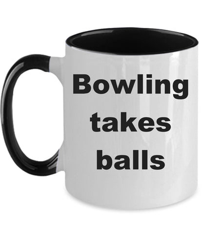 Bowling Funny Coffee Mug - Mallard Moon Gift Shop