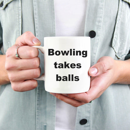 Bowling Funny Coffee Mug - Mallard Moon Gift Shop