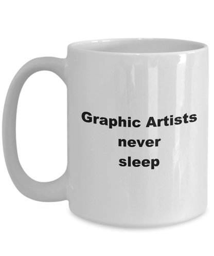 Graphic Artist Funny Coffee Mug - Mallard Moon Gift Shop