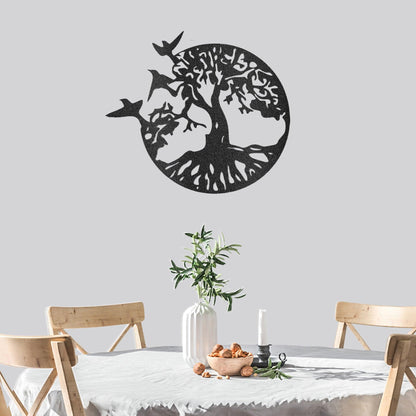 Take Flight Tree Indoor Outdoor Steel Sign - Mallard Moon Gift Shop