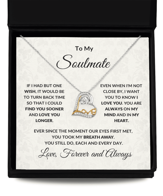 Gift for Soulmate - Always in My Heart Necklace - Mallard Moon Gift Shop