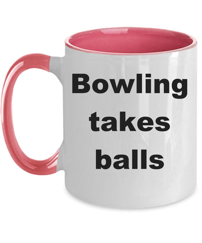 Bowling Funny Coffee Mug - Mallard Moon Gift Shop