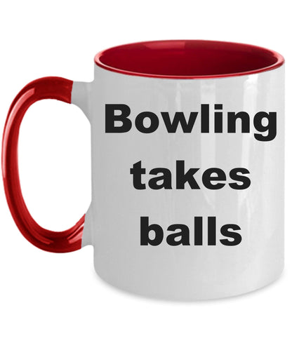 Bowling Funny Coffee Mug - Mallard Moon Gift Shop