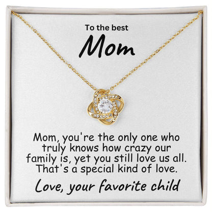 To My Mom Special Kind of Love Necklace - Mallard Moon Gift Shop