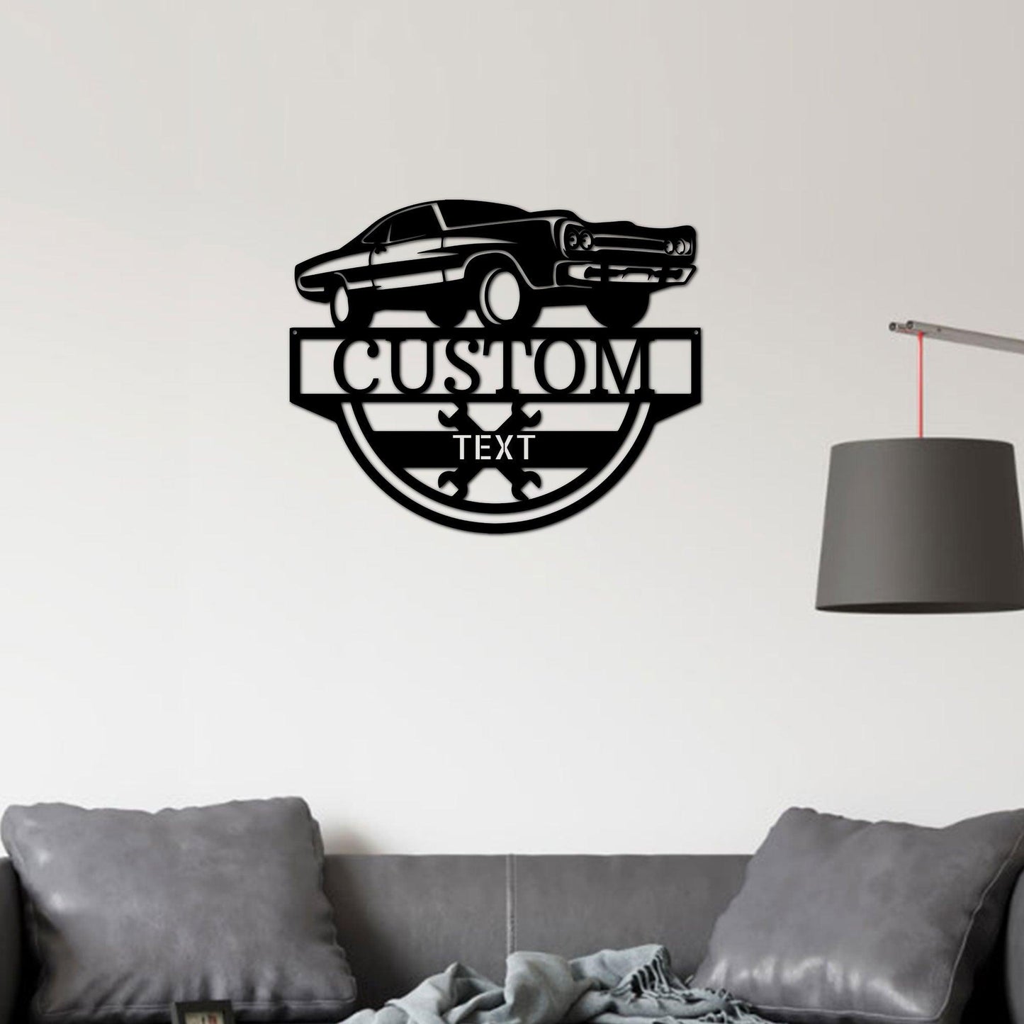 Timeless Car Custom Name Metal Wall Art - Mallard Moon Gift Shop