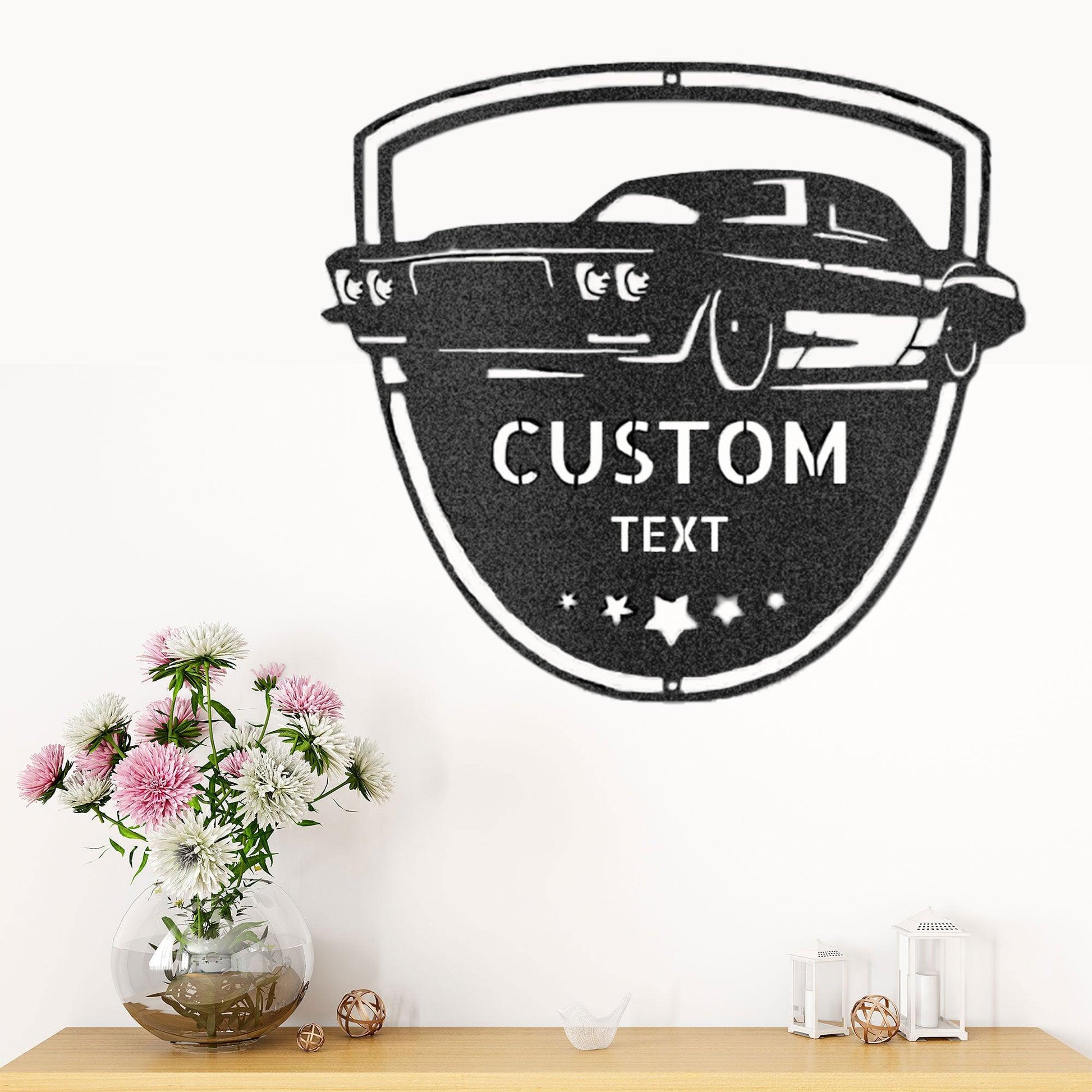 Classic Car Restoration Master Custom Name Indoor Outdoor Steel Wall Sign - Mallard Moon Gift Shop