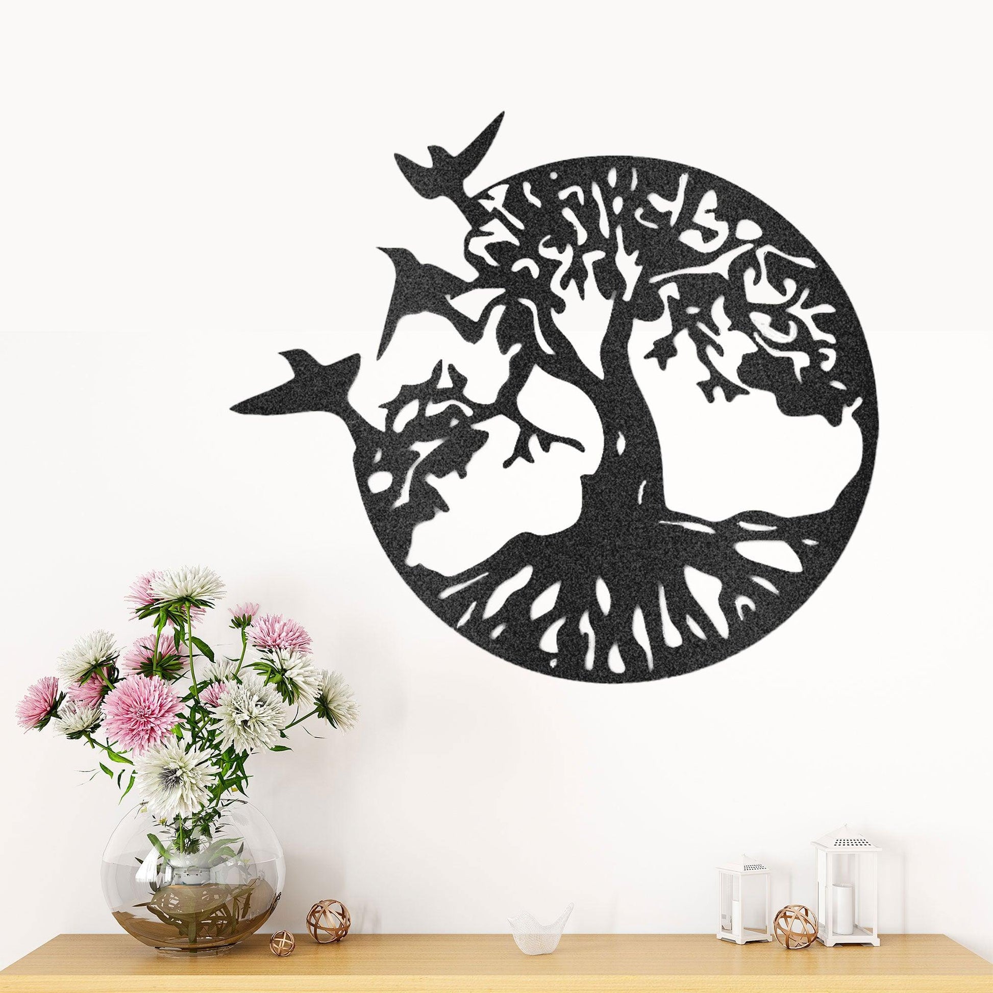 Take Flight Tree Indoor Outdoor Steel Sign - Mallard Moon Gift Shop